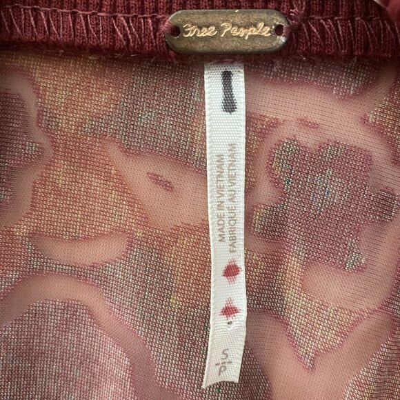 Free People Sweet Echoes Velvet Mini Dress NWOT - Picture 10 of 10